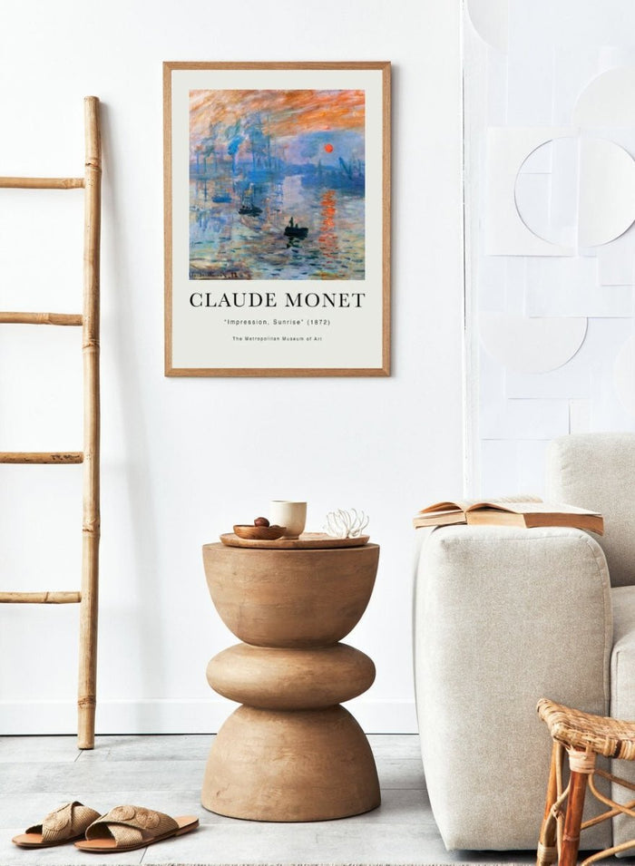 Claude Monet Impression, Sunrise Art Print_Sugar & Canvas_Claude Monet