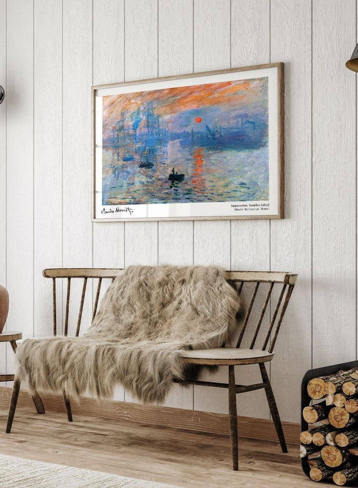 Claude Monet Impression, Sunrise Art Print_Sugar & Canvas_Claude Monet