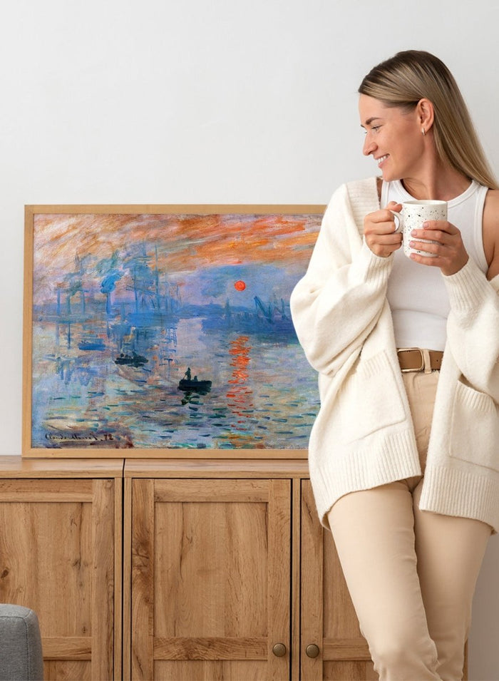 Claude Monet Impression, Sunrise Art Print_Sugar & Canvas_Claude Monet