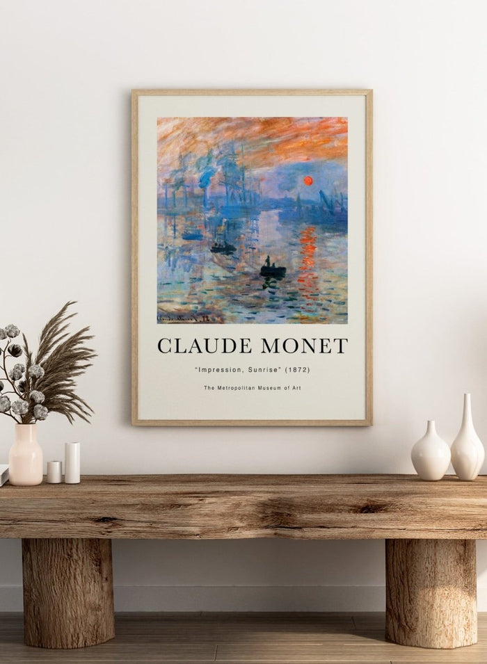 Claude Monet Impression, Sunrise Art Print_Sugar & Canvas_Claude Monet