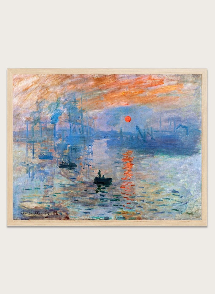 Claude Monet Impression, Sunrise Art Print_Sugar & Canvas_Claude Monet