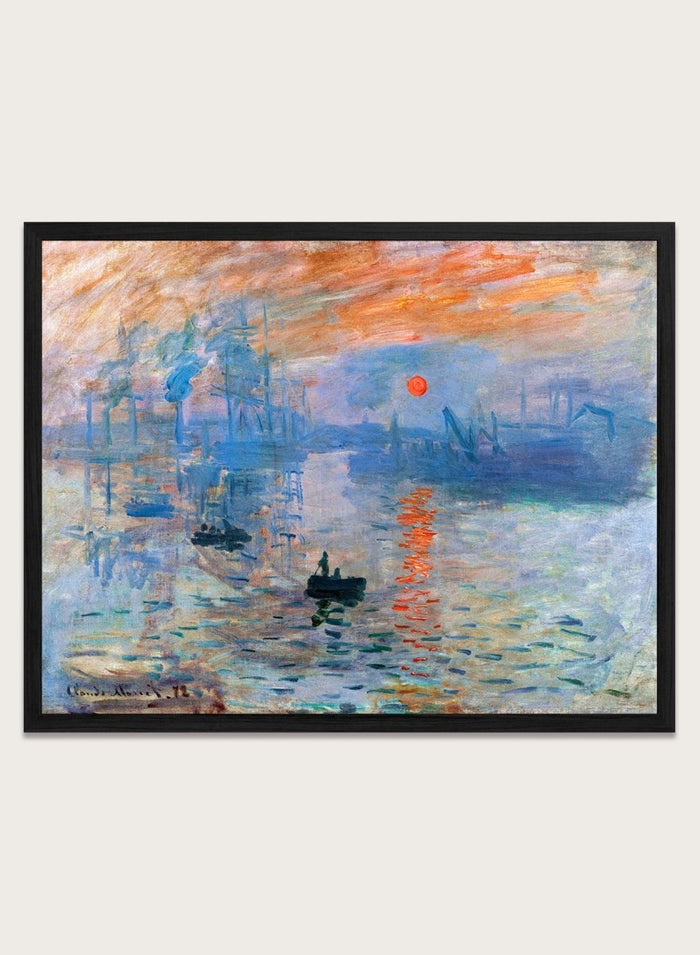 Claude Monet Impression, Sunrise Art Print_Sugar & Canvas_Claude Monet