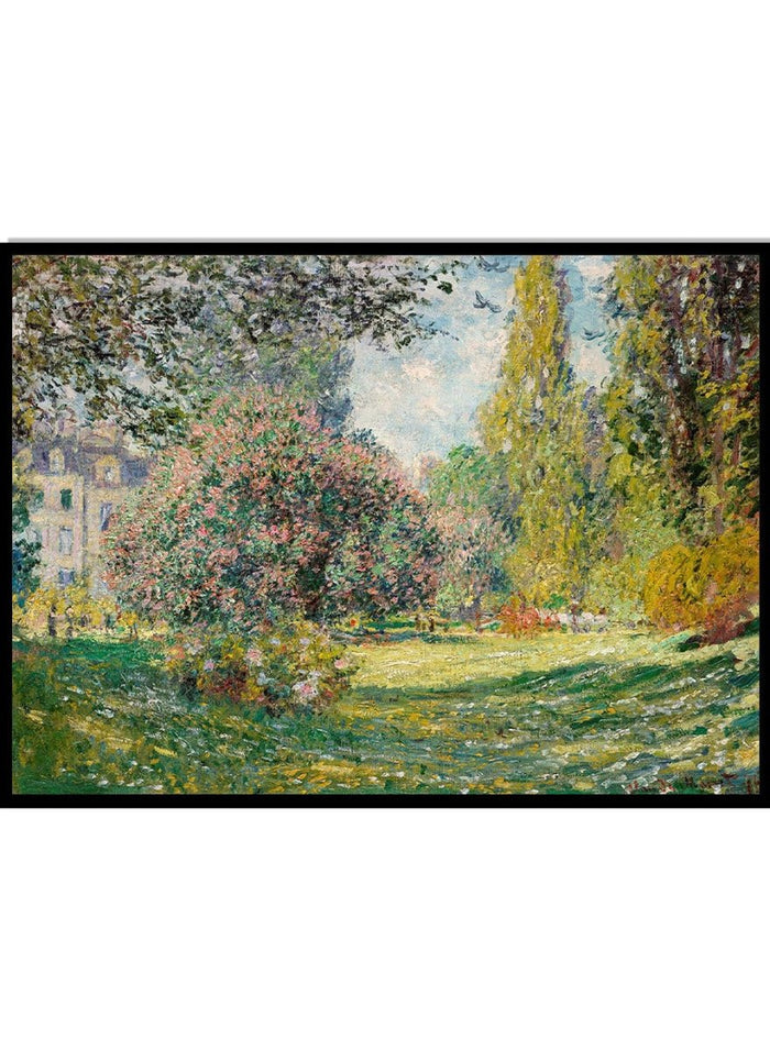 Claude Monet Landscape: The Parc Monceau Art Print_Sugar & Canvas_Claude Monet