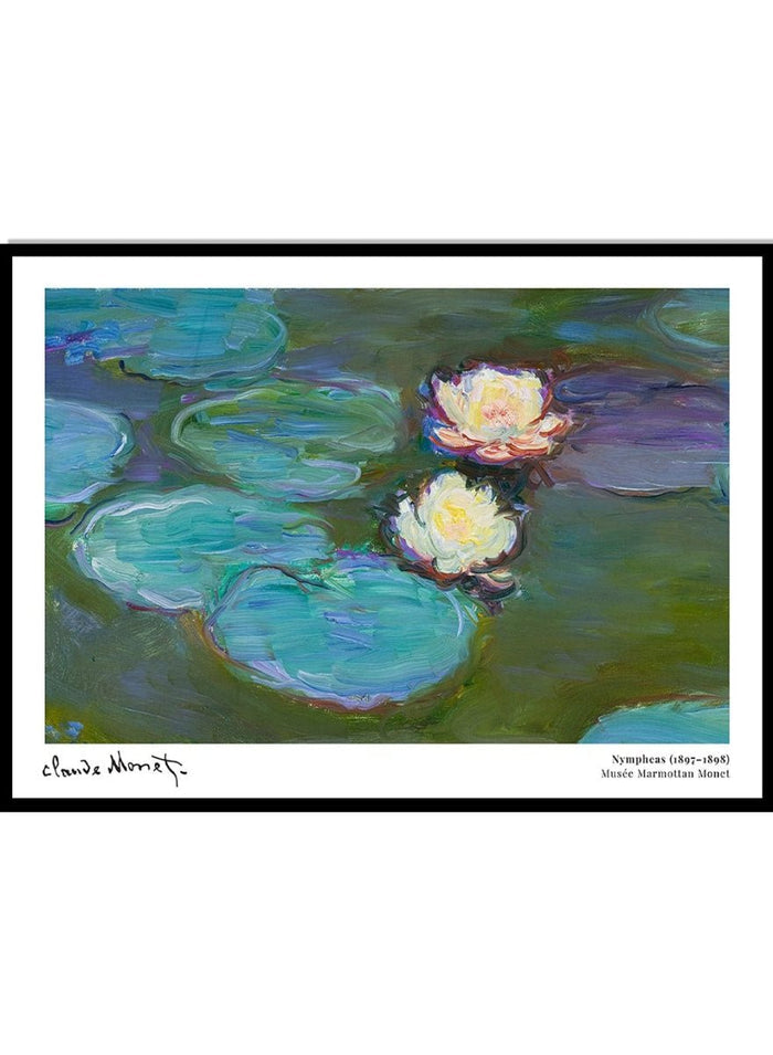 Claude Monet Nympheas 1897 Art Print_Sugar & Canvas_Claude Monet