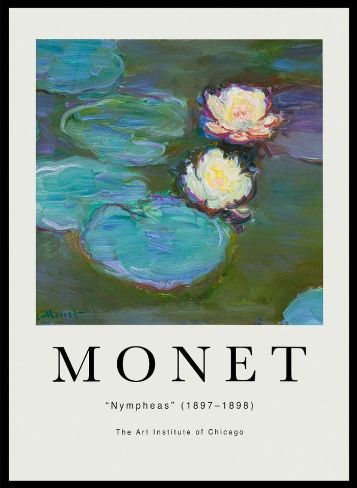 Claude Monet Nympheas 1897 Art Print_Sugar & Canvas_Claude Monet