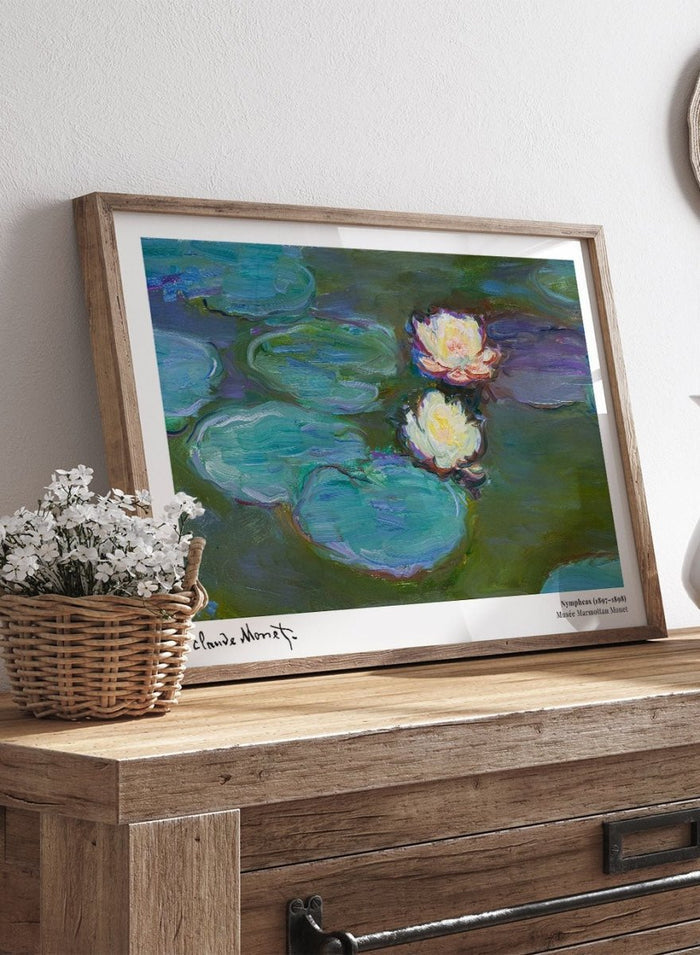 Claude Monet Nympheas 1897 Art Print_Sugar & Canvas_Claude Monet