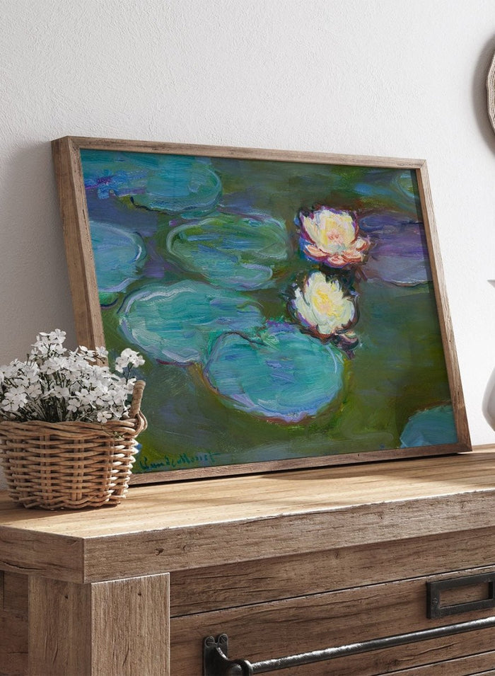 Claude Monet Nympheas 1897 Art Print_Sugar & Canvas_Claude Monet