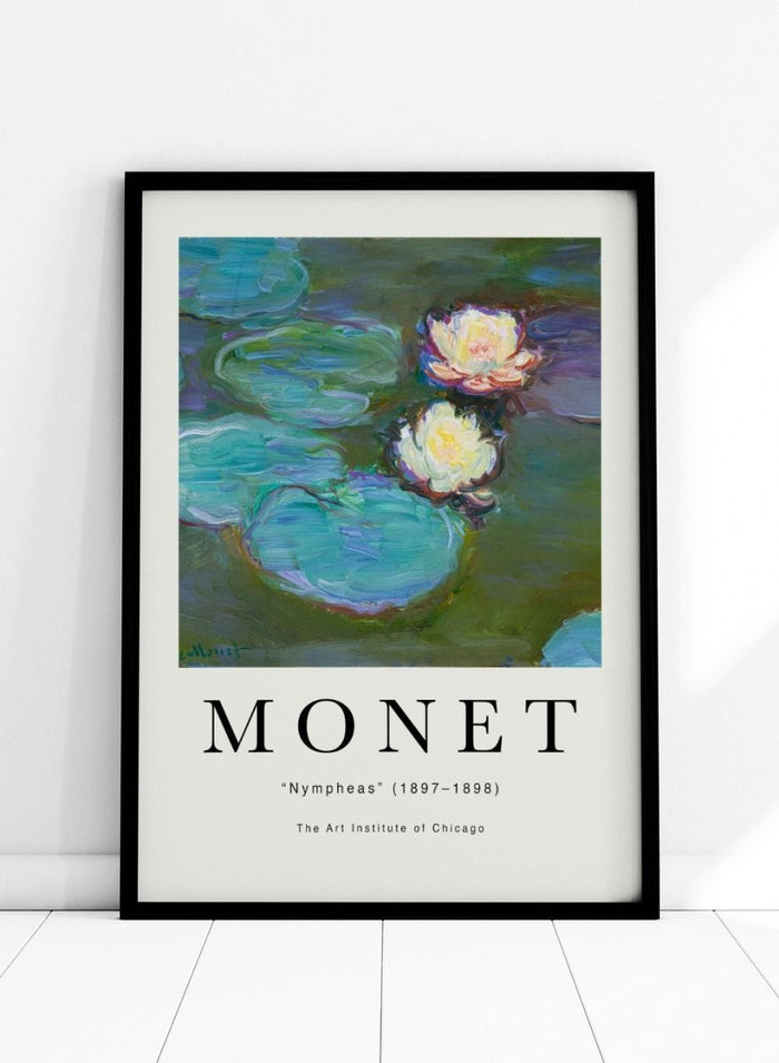 Claude Monet Nympheas 1897 Art Print_Sugar & Canvas_Claude Monet