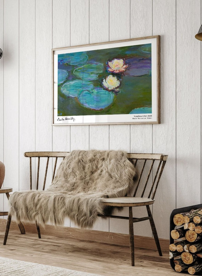 Claude Monet Nympheas 1897 Art Print_Sugar & Canvas_Claude Monet