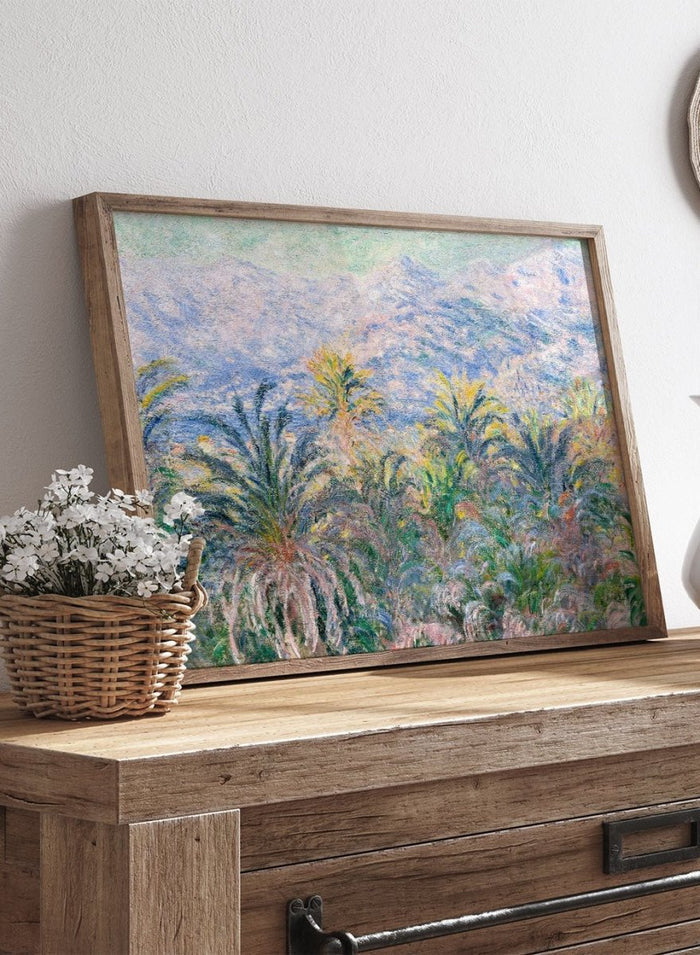 Claude Monet Palm Trees at Bordighera 1884 Art Print_Sugar & Canvas_Claude Monet