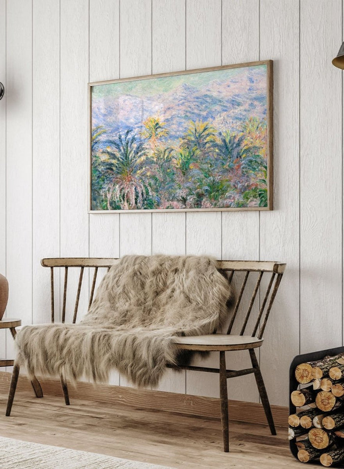 Claude Monet Palm Trees at Bordighera 1884 Art Print_Sugar & Canvas_Claude Monet