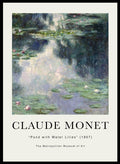Claude Monet Pond with Water Lilies Art Print_Sugar & Canvas_Claude Monet