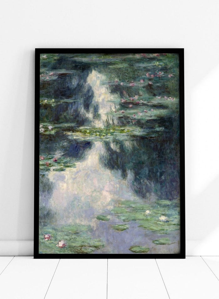 Claude Monet Pond with Water Lilies Art Print_Sugar & Canvas_Claude Monet