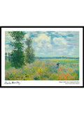 Claude Monet Poppy Fields near Argenteuil 1875 Art Print_Sugar & Canvas_Claude Monet