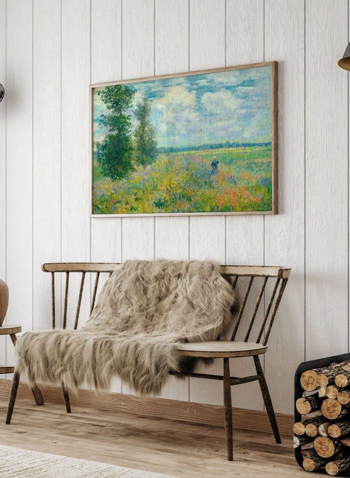 Claude Monet Poppy Fields near Argenteuil 1875 Art Print_Sugar & Canvas_Claude Monet