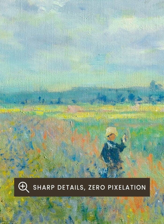 Claude Monet Poppy Fields near Argenteuil 1875 Art Print_Sugar & Canvas_Claude Monet
