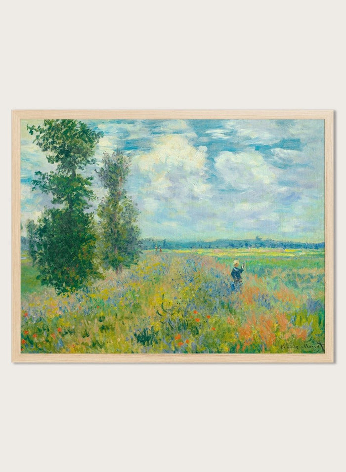 Claude Monet Poppy Fields near Argenteuil 1875 Art Print_Sugar & Canvas_Claude Monet