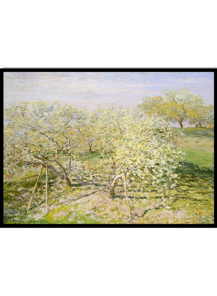 Claude Monet Spring (Fruit Trees in Bloom) Art Print_Sugar & Canvas_Claude Monet