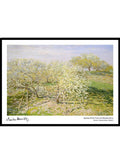Claude Monet Spring (Fruit Trees in Bloom) Art Print_Sugar & Canvas_Claude Monet
