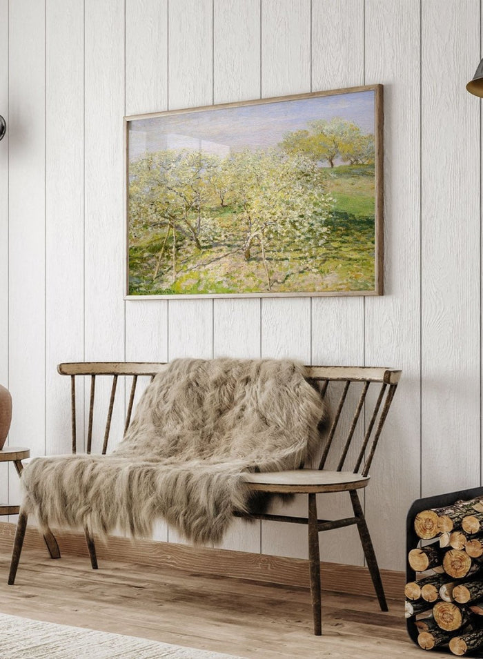 Claude Monet Spring (Fruit Trees in Bloom) Art Print_Sugar & Canvas_Claude Monet