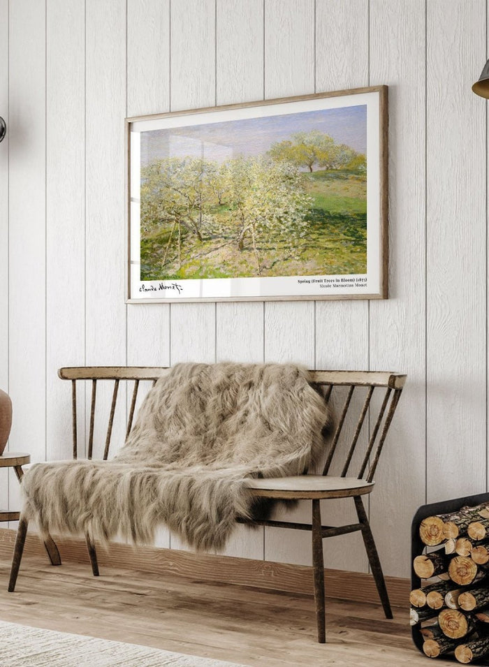 Claude Monet Spring (Fruit Trees in Bloom) Art Print_Sugar & Canvas_Claude Monet