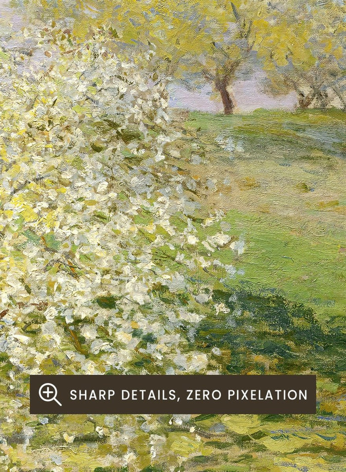Claude Monet Spring (Fruit Trees in Bloom) Art Print_Sugar & Canvas_Claude Monet