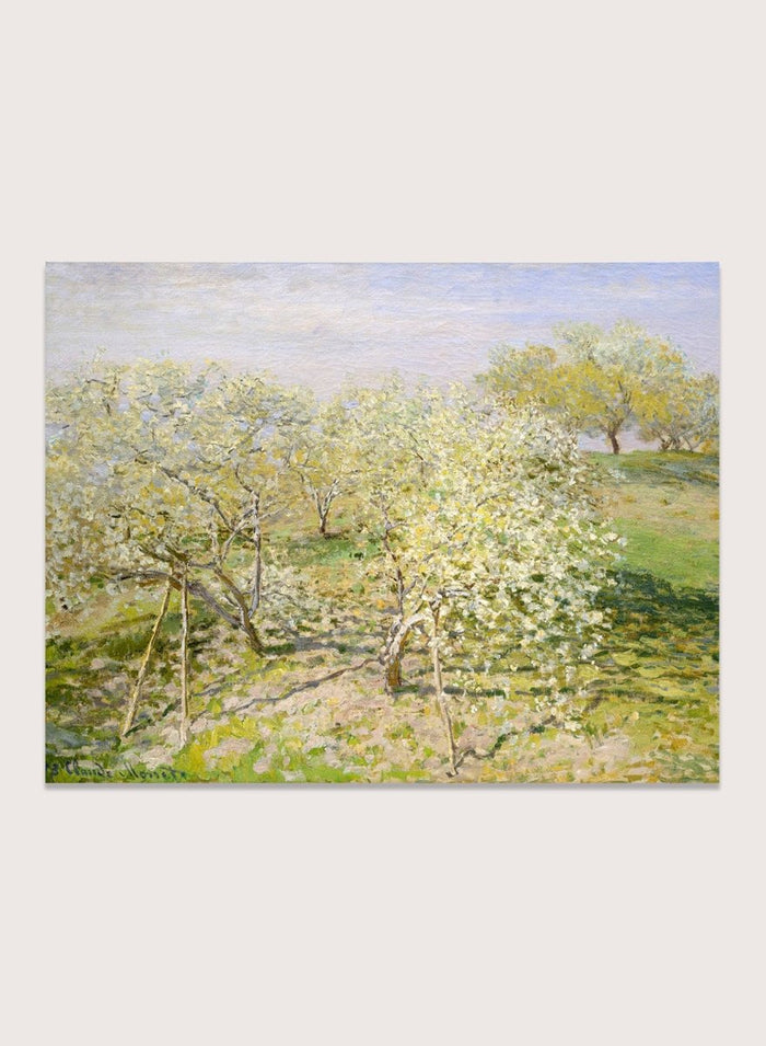 Claude Monet Spring (Fruit Trees in Bloom) Art Print_Sugar & Canvas_Claude Monet