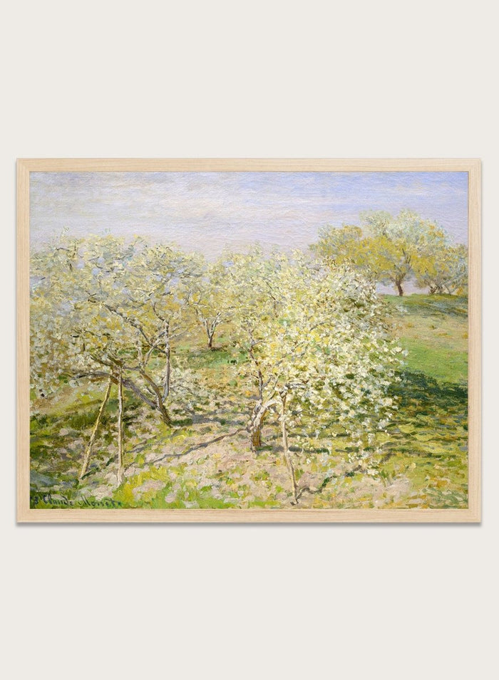 Claude Monet Spring (Fruit Trees in Bloom) Art Print_Sugar & Canvas_Claude Monet