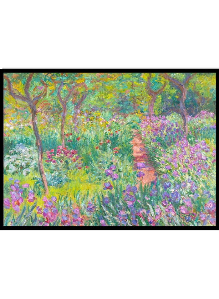 Claude Monet The Artist’s Garden in Giverny 1900 Art Print_Sugar & Canvas_Claude Monet