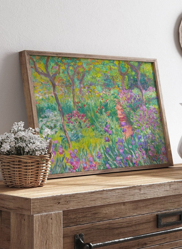 Claude Monet The Artist’s Garden in Giverny 1900 Art Print_Sugar & Canvas_Claude Monet