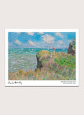 Claude Monet The Cliff Walk at Pourville Art Print_Sugar & Canvas_Claude Monet