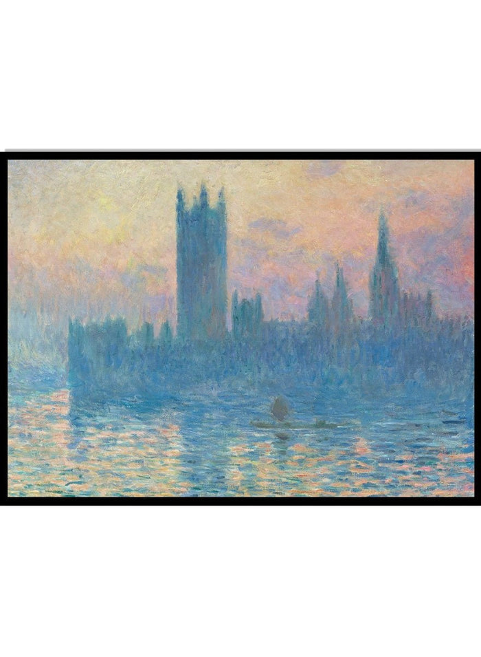 Claude Monet The Houses of Parliament, Sunset Art Print_Sugar & Canvas_Claude Monet