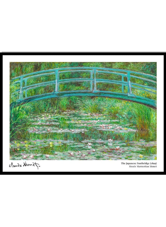Claude Monet The Japanese Footbridge 1899 Art Print_Sugar & Canvas_Claude Monet