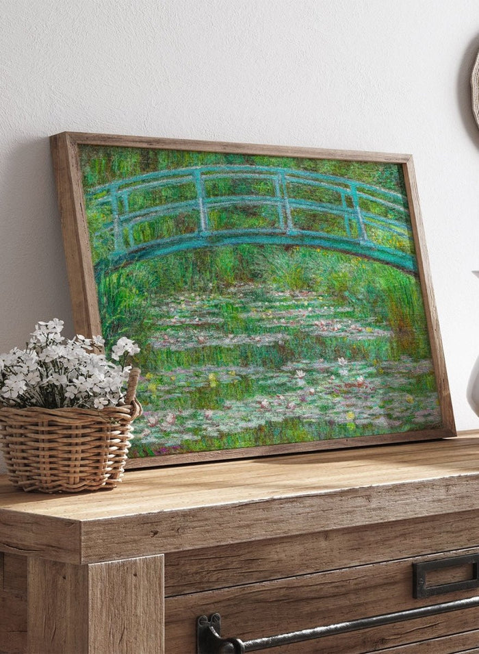 Claude Monet The Japanese Footbridge 1899 Art Print_Sugar & Canvas_Claude Monet