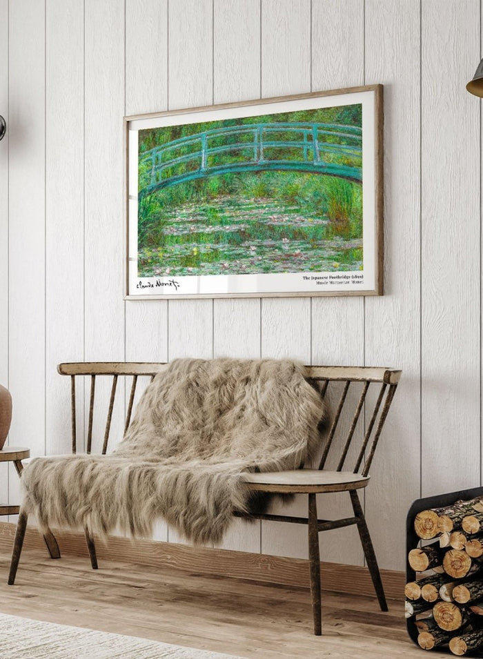 Claude Monet The Japanese Footbridge 1899 Art Print_Sugar & Canvas_Claude Monet