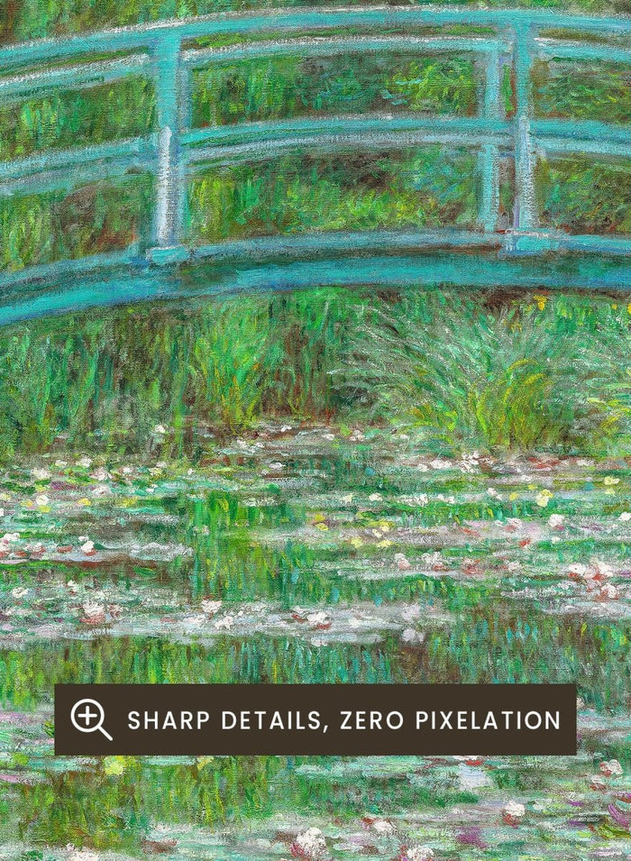 Claude Monet The Japanese Footbridge 1899 Art Print_Sugar & Canvas_Claude Monet