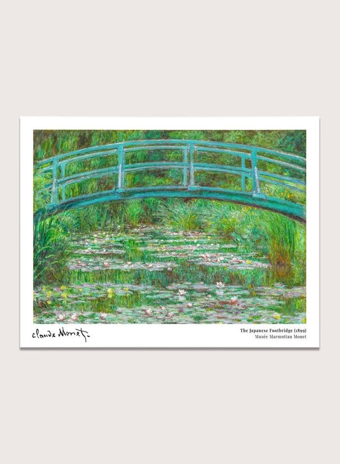 Claude Monet The Japanese Footbridge 1899 Art Print_Sugar & Canvas_Claude Monet