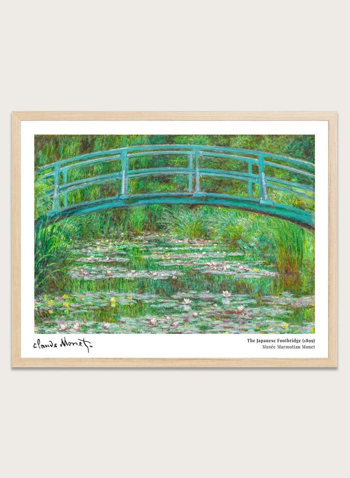 Claude Monet The Japanese Footbridge 1899 Art Print_Sugar & Canvas_Claude Monet