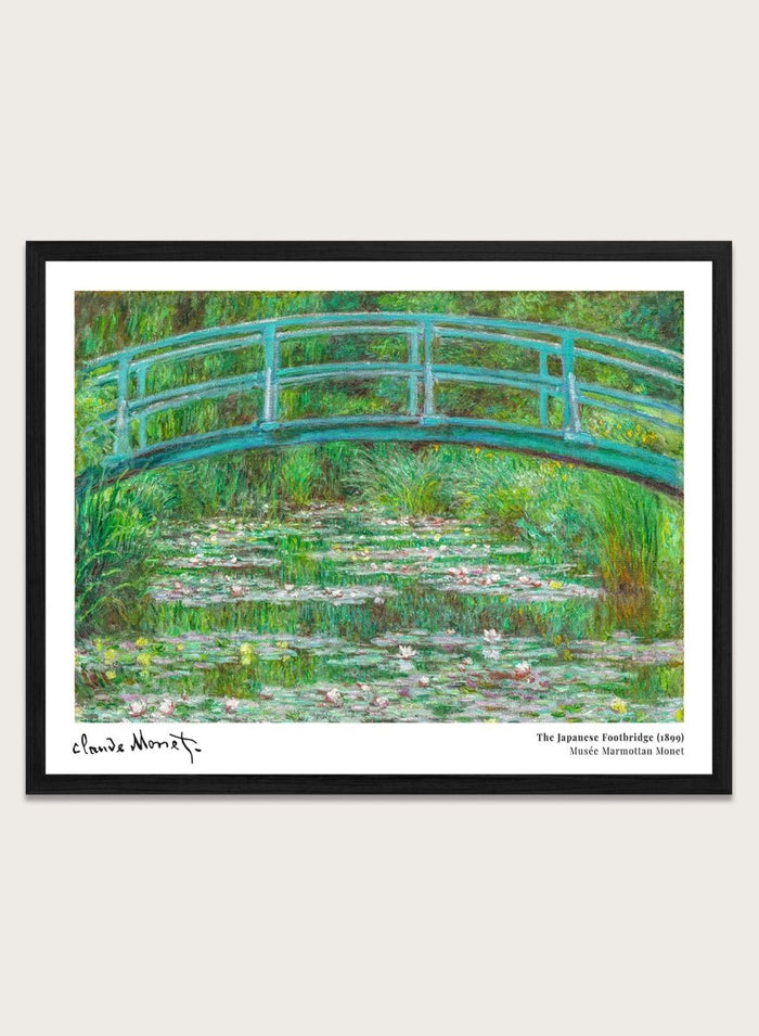 Claude Monet The Japanese Footbridge 1899 Art Print_Sugar & Canvas_Claude Monet