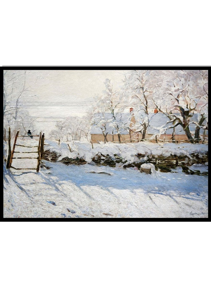 Claude Monet The Magpie Art Print_Sugar & Canvas_Claude Monet