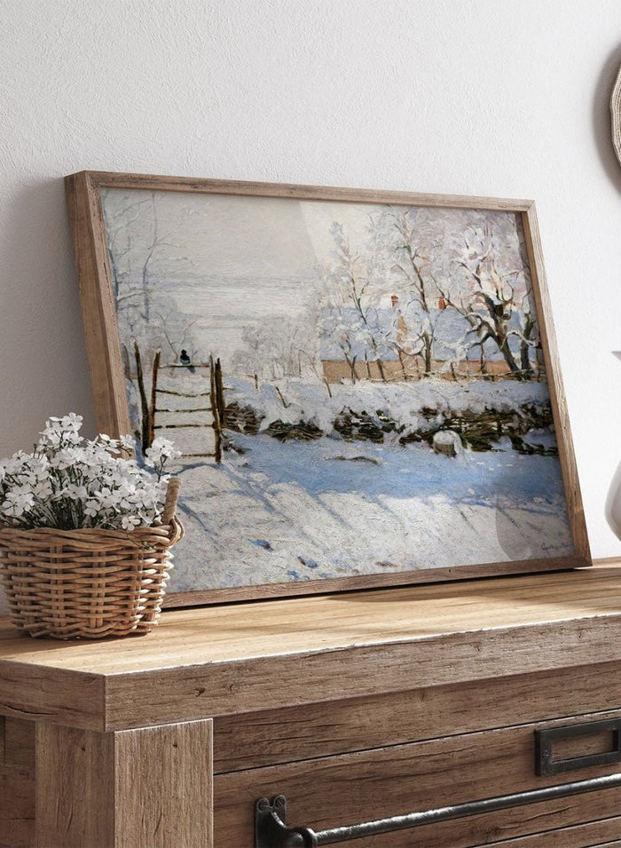 Claude Monet The Magpie Art Print_Sugar & Canvas_Claude Monet