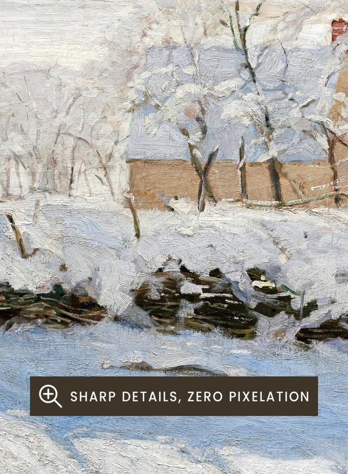 Claude Monet The Magpie Art Print_Sugar & Canvas_Claude Monet