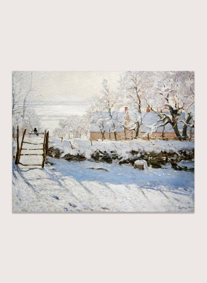 Claude Monet The Magpie Art Print_Sugar & Canvas_Claude Monet