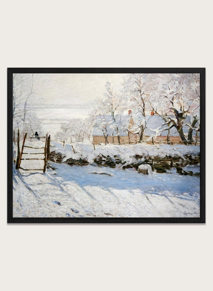 Claude Monet The Magpie Art Print_Sugar & Canvas_Claude Monet