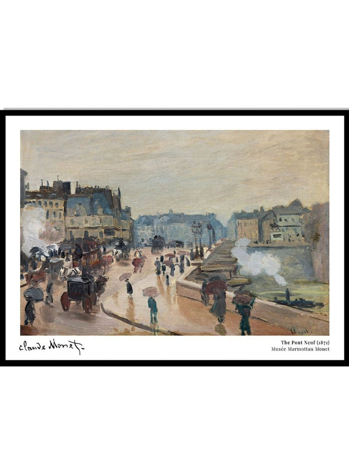 Claude Monet The Pont Neuf 1871 Art Print_Sugar & Canvas_Claude Monet