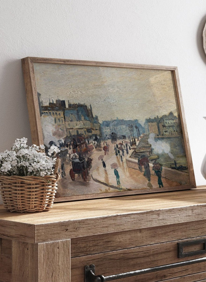 Claude Monet The Pont Neuf 1871 Art Print_Sugar & Canvas_Claude Monet