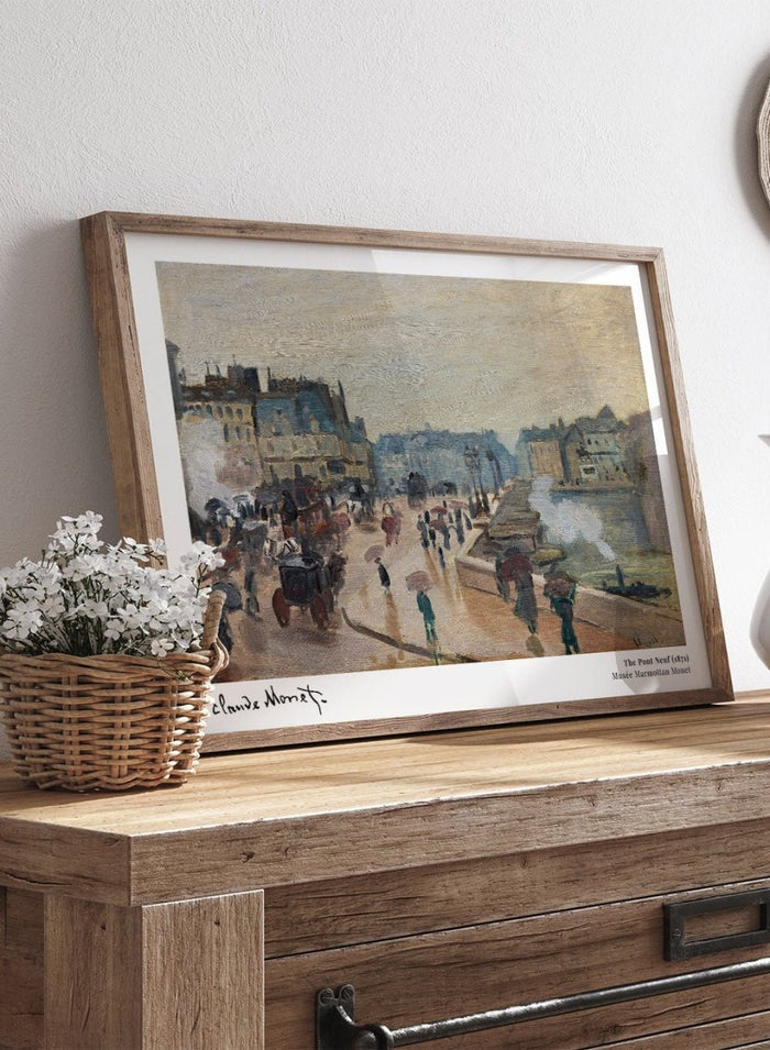 Claude Monet The Pont Neuf 1871 Art Print_Sugar & Canvas_Claude Monet