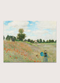 Claude Monet The Poppy Field near Argenteuil 1873 Art Print_Sugar & Canvas_Claude Monet