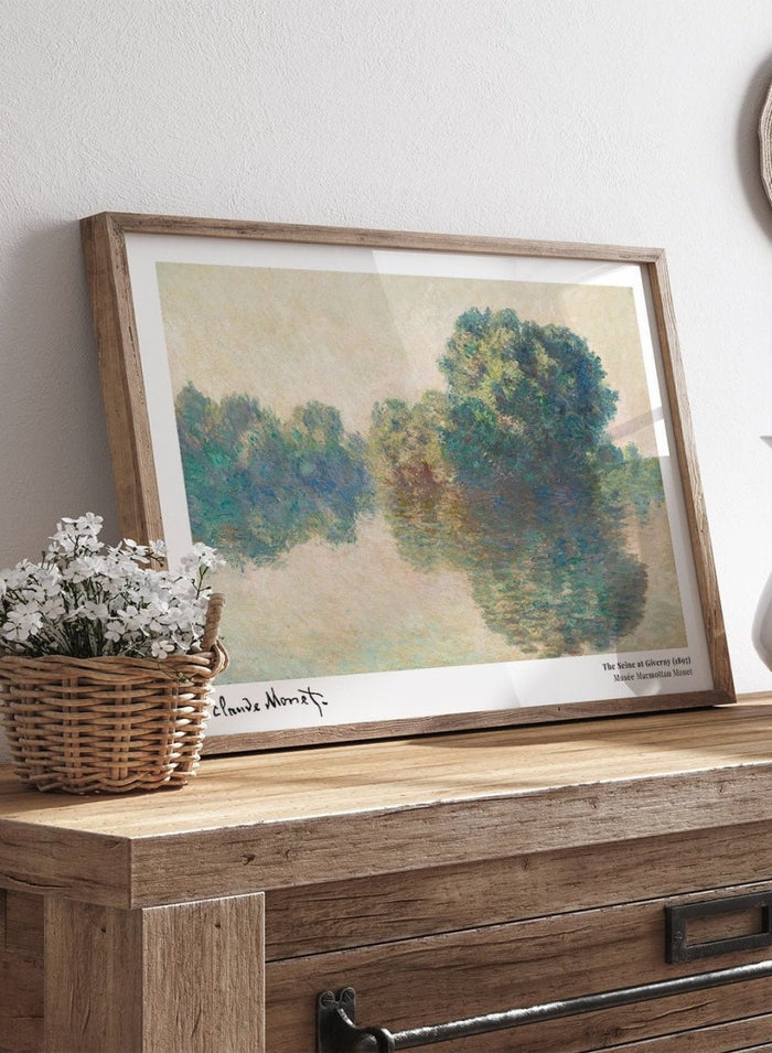 Claude Monet The Seine at Giverny 1897 Art Print_Sugar & Canvas_Claude Monet