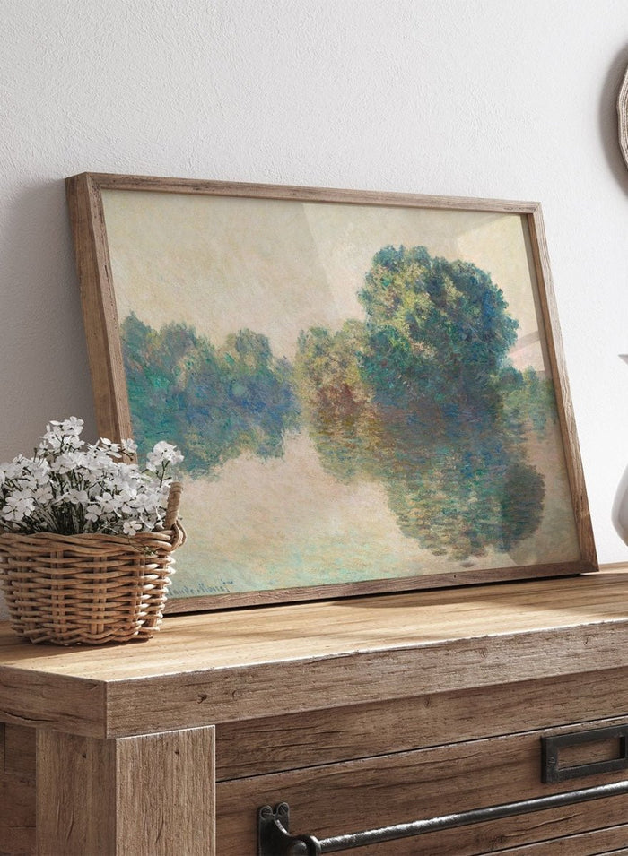 Claude Monet The Seine at Giverny 1897 Art Print_Sugar & Canvas_Claude Monet